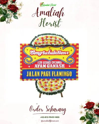 Bunga Papan Congratulation di Liluwo